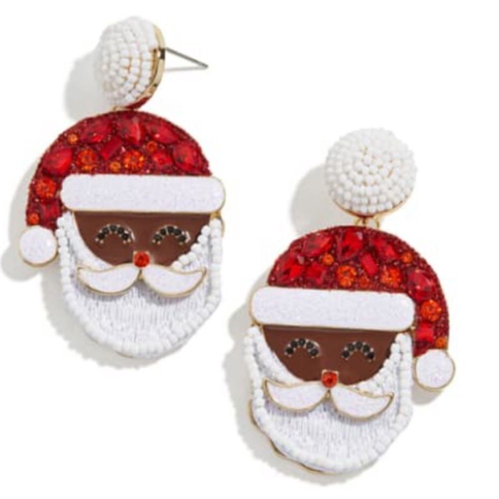 SANTA DROP EARRINGS - Picture 3 of 8